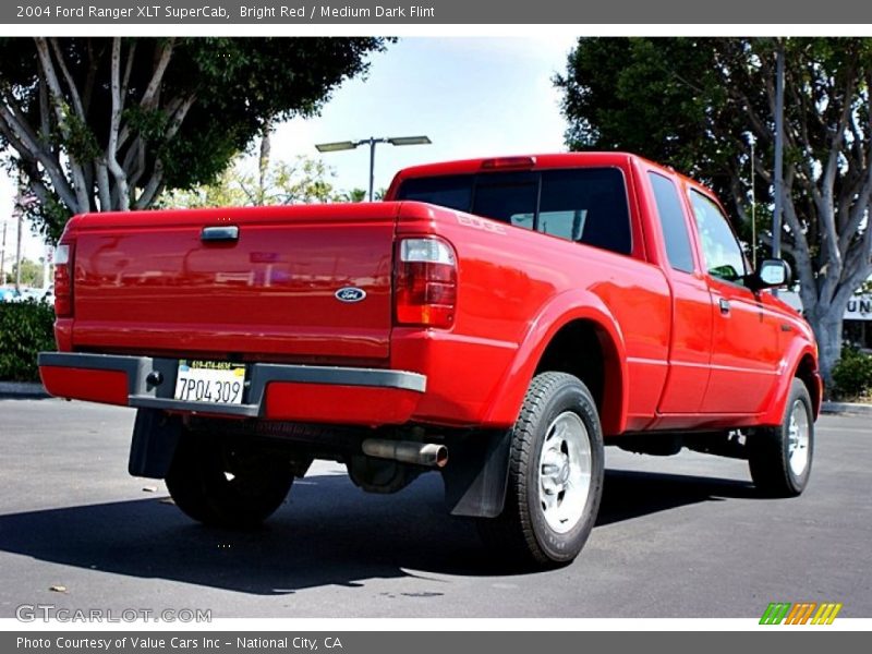 Bright Red / Medium Dark Flint 2004 Ford Ranger XLT SuperCab