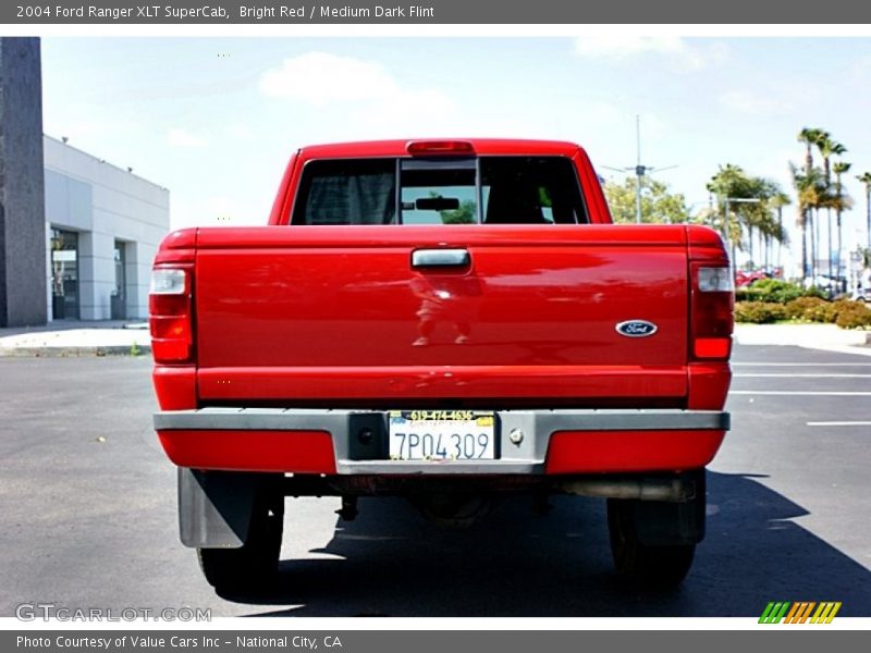 Bright Red / Medium Dark Flint 2004 Ford Ranger XLT SuperCab