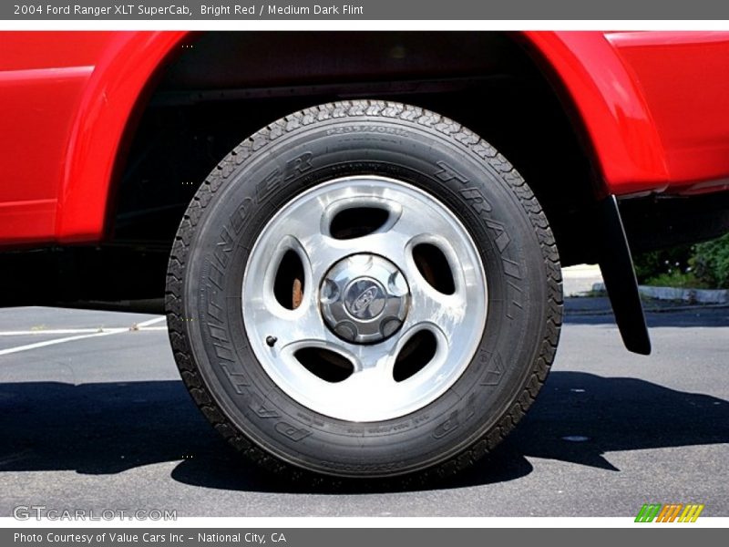 Bright Red / Medium Dark Flint 2004 Ford Ranger XLT SuperCab