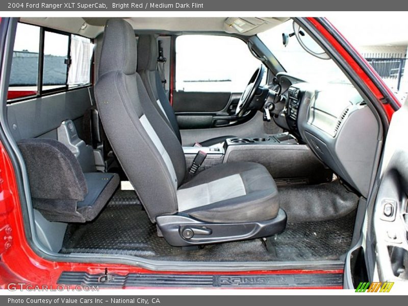 Bright Red / Medium Dark Flint 2004 Ford Ranger XLT SuperCab