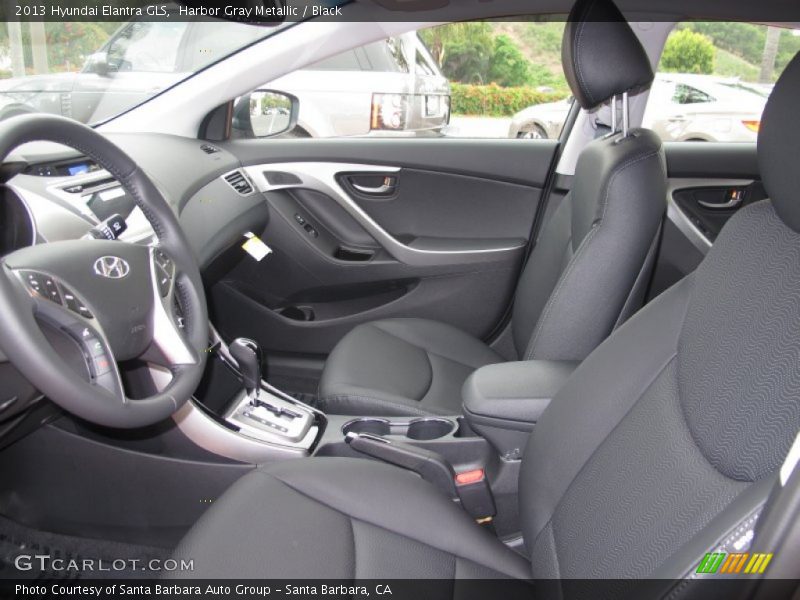 Harbor Gray Metallic / Black 2013 Hyundai Elantra GLS