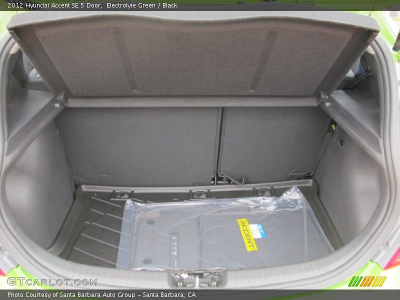 Electrolyte Green / Black 2012 Hyundai Accent SE 5 Door