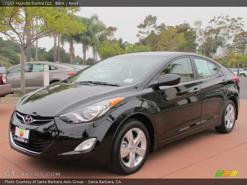 Black / Beige 2013 Hyundai Elantra GLS