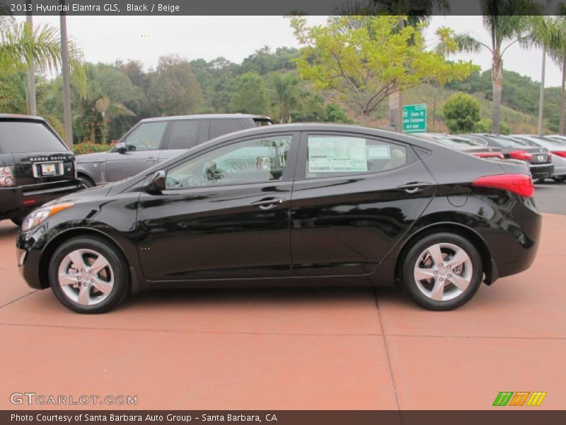 Black / Beige 2013 Hyundai Elantra GLS