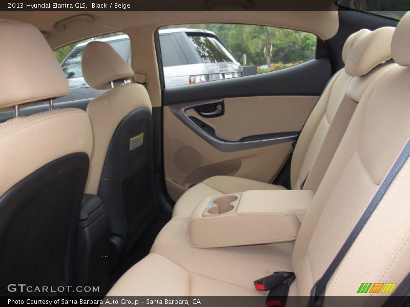 Black / Beige 2013 Hyundai Elantra GLS