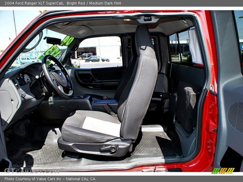 Bright Red / Medium Dark Flint 2004 Ford Ranger XLT SuperCab