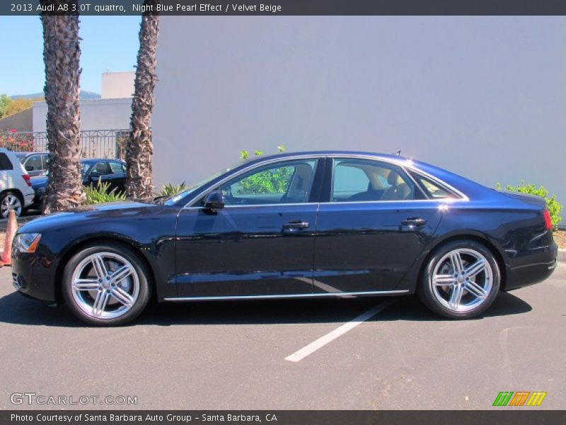  2013 A8 3.0T quattro Night Blue Pearl Effect