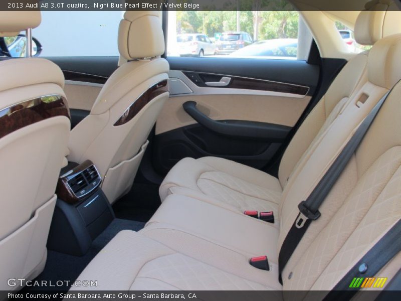 Rear Seat of 2013 A8 3.0T quattro