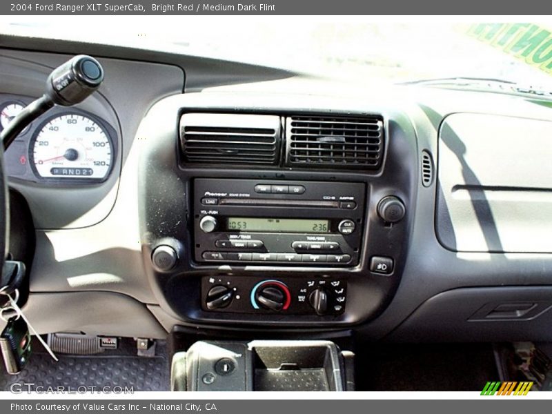 Bright Red / Medium Dark Flint 2004 Ford Ranger XLT SuperCab