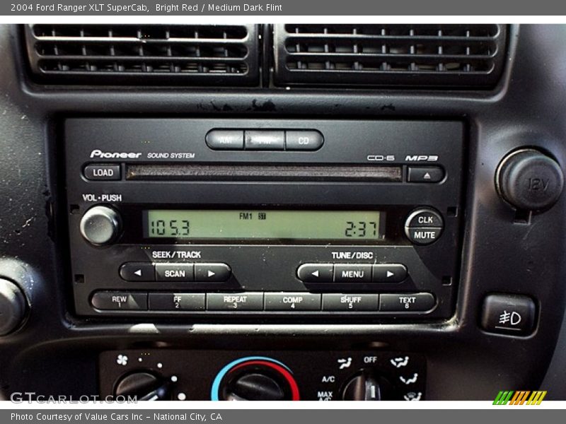 Bright Red / Medium Dark Flint 2004 Ford Ranger XLT SuperCab