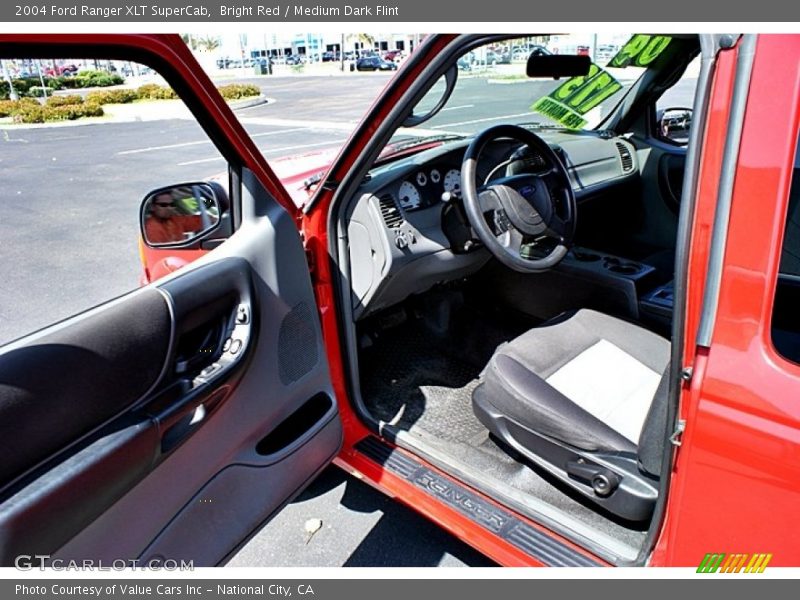 Bright Red / Medium Dark Flint 2004 Ford Ranger XLT SuperCab