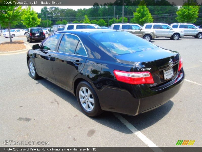 Black / Bisque 2008 Toyota Camry LE