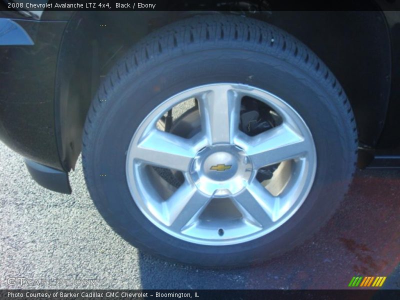 Black / Ebony 2008 Chevrolet Avalanche LTZ 4x4