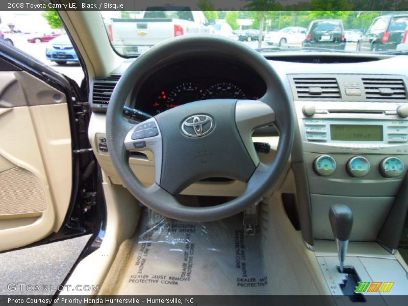 Black / Bisque 2008 Toyota Camry LE