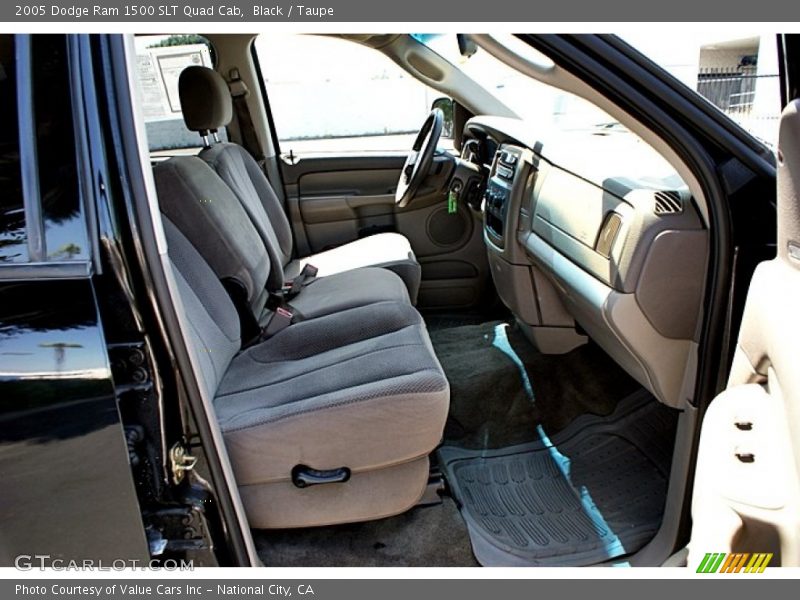Black / Taupe 2005 Dodge Ram 1500 SLT Quad Cab