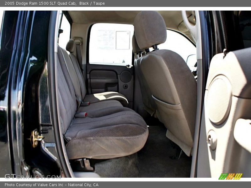 Black / Taupe 2005 Dodge Ram 1500 SLT Quad Cab