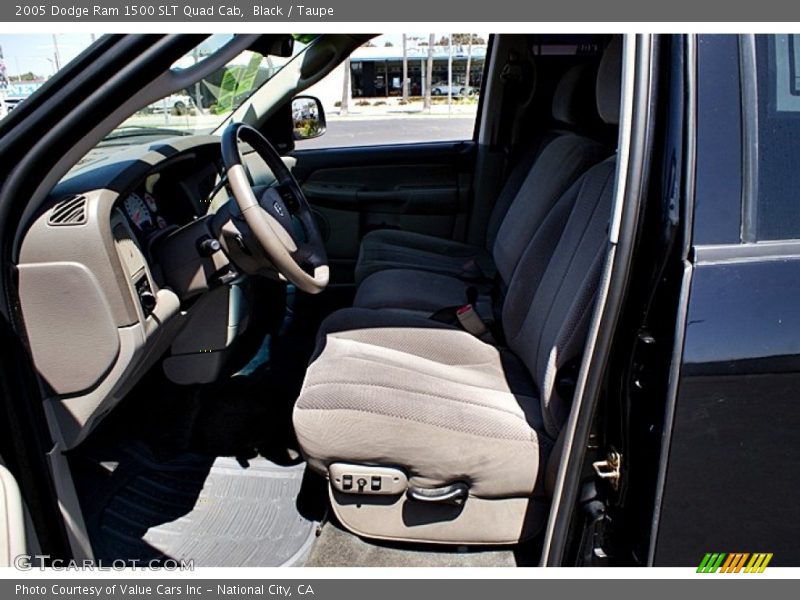 Black / Taupe 2005 Dodge Ram 1500 SLT Quad Cab