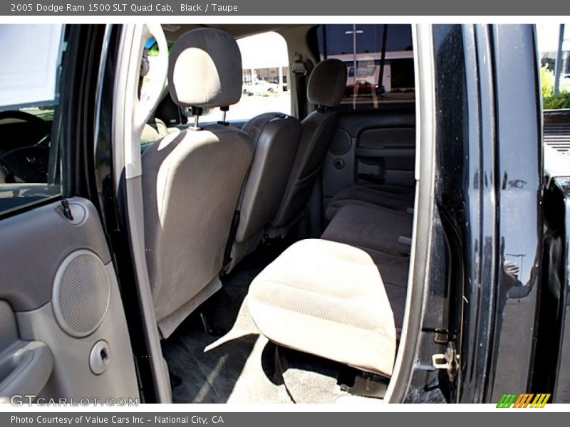 Black / Taupe 2005 Dodge Ram 1500 SLT Quad Cab