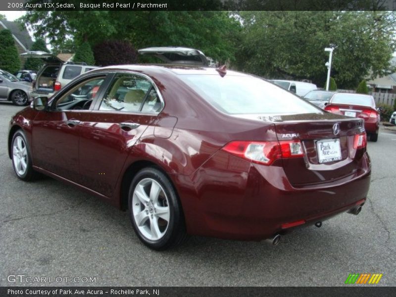 Basque Red Pearl / Parchment 2009 Acura TSX Sedan