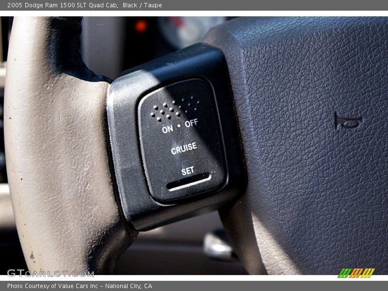 Black / Taupe 2005 Dodge Ram 1500 SLT Quad Cab