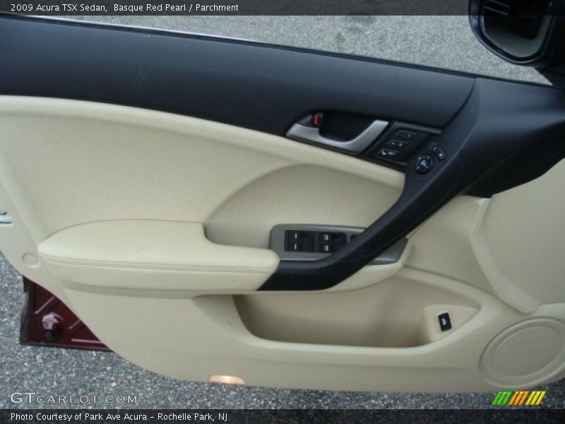 Basque Red Pearl / Parchment 2009 Acura TSX Sedan