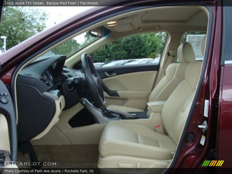 Basque Red Pearl / Parchment 2009 Acura TSX Sedan