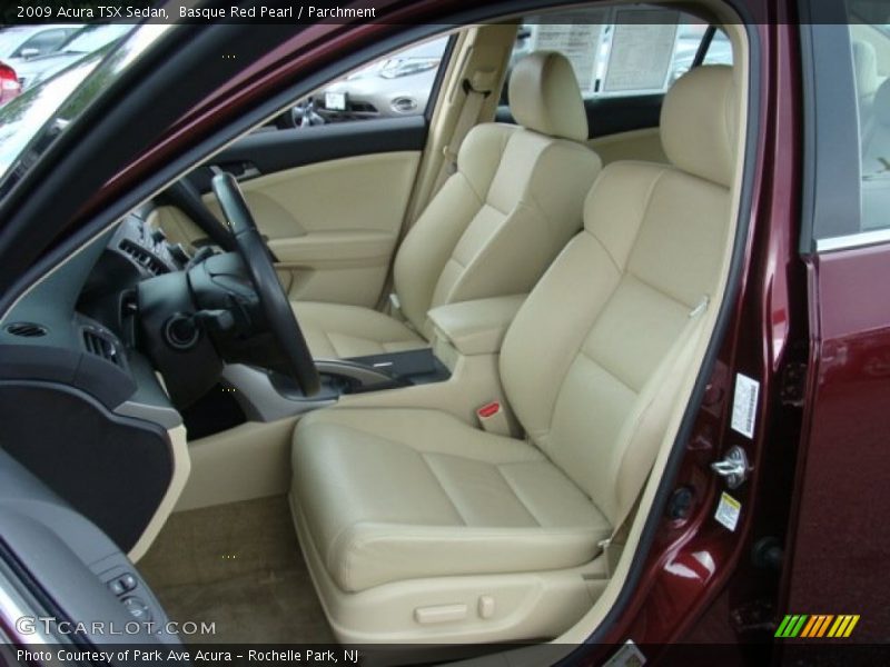 Basque Red Pearl / Parchment 2009 Acura TSX Sedan