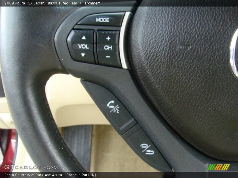 Basque Red Pearl / Parchment 2009 Acura TSX Sedan