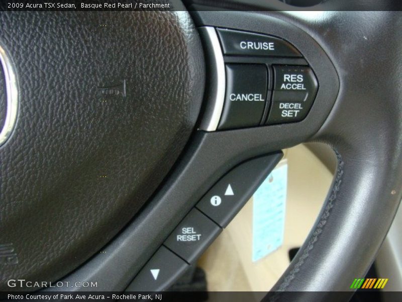 Basque Red Pearl / Parchment 2009 Acura TSX Sedan