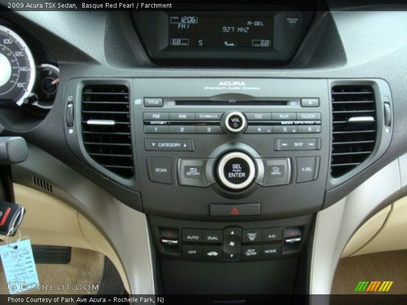 Basque Red Pearl / Parchment 2009 Acura TSX Sedan