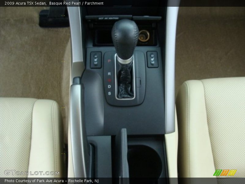 Basque Red Pearl / Parchment 2009 Acura TSX Sedan