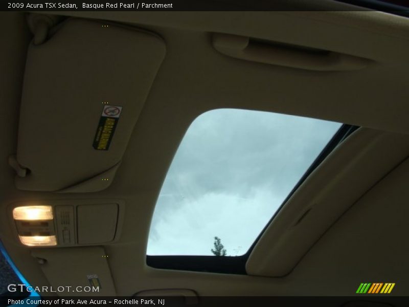 Basque Red Pearl / Parchment 2009 Acura TSX Sedan