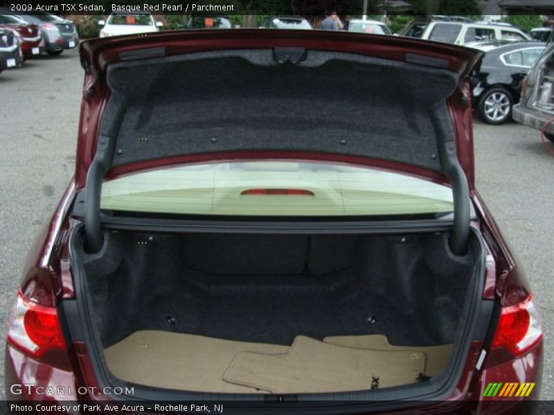 Basque Red Pearl / Parchment 2009 Acura TSX Sedan