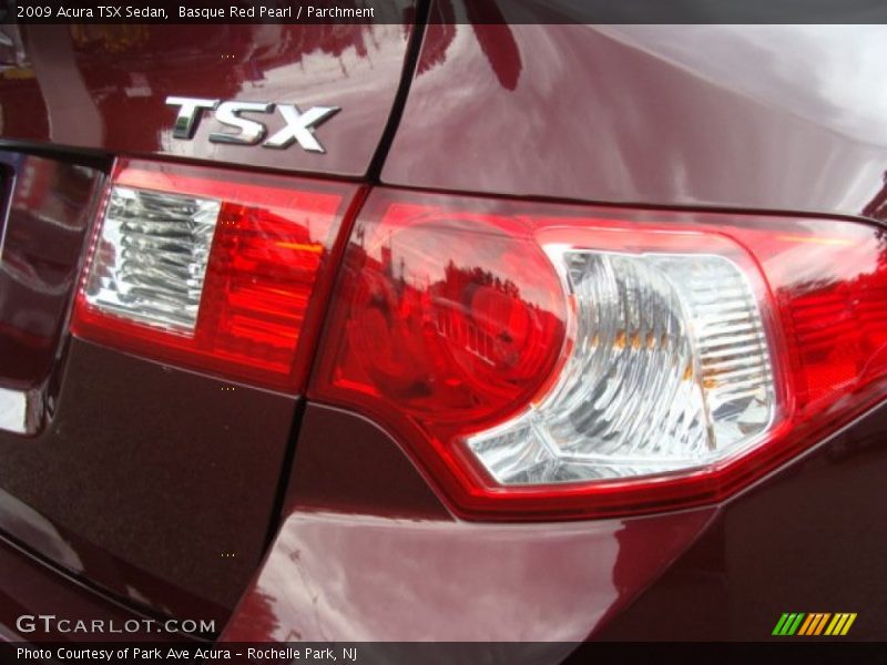 Basque Red Pearl / Parchment 2009 Acura TSX Sedan