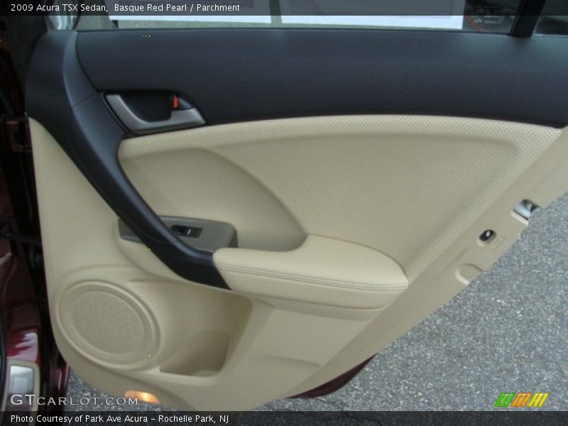 Basque Red Pearl / Parchment 2009 Acura TSX Sedan