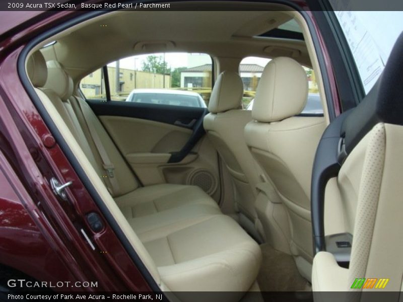 Basque Red Pearl / Parchment 2009 Acura TSX Sedan