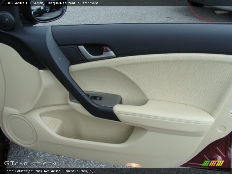 Basque Red Pearl / Parchment 2009 Acura TSX Sedan