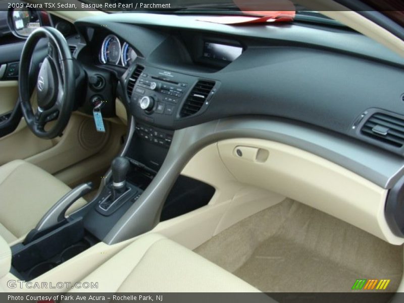 Basque Red Pearl / Parchment 2009 Acura TSX Sedan