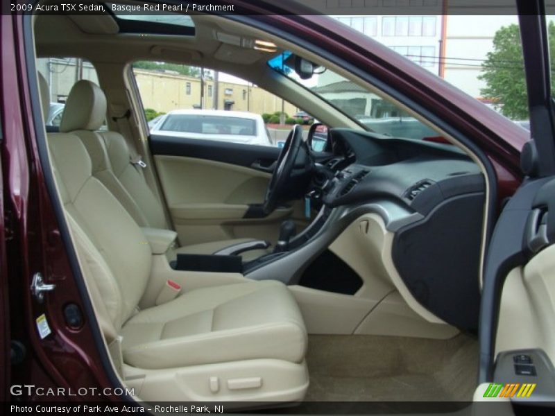 Basque Red Pearl / Parchment 2009 Acura TSX Sedan