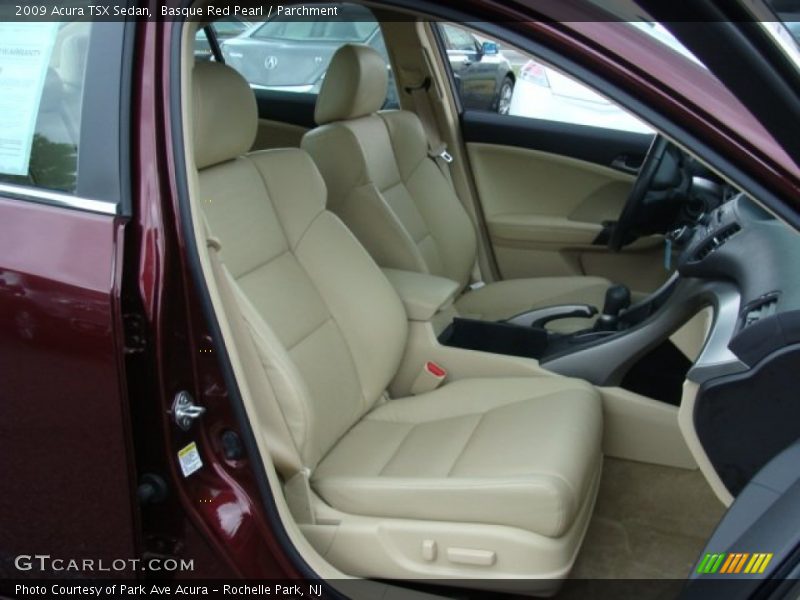 Basque Red Pearl / Parchment 2009 Acura TSX Sedan