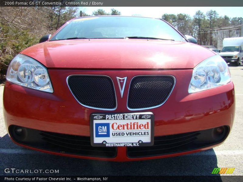 Crimson Red / Ebony 2006 Pontiac G6 GT Convertible
