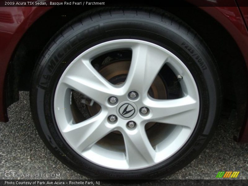 Basque Red Pearl / Parchment 2009 Acura TSX Sedan