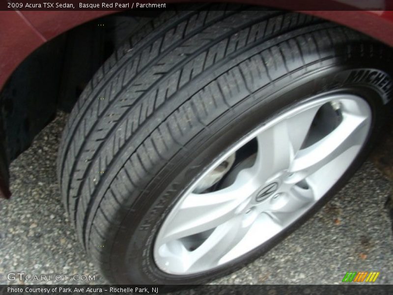 Basque Red Pearl / Parchment 2009 Acura TSX Sedan