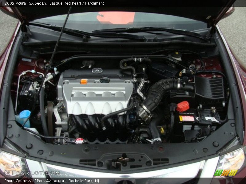 Basque Red Pearl / Parchment 2009 Acura TSX Sedan