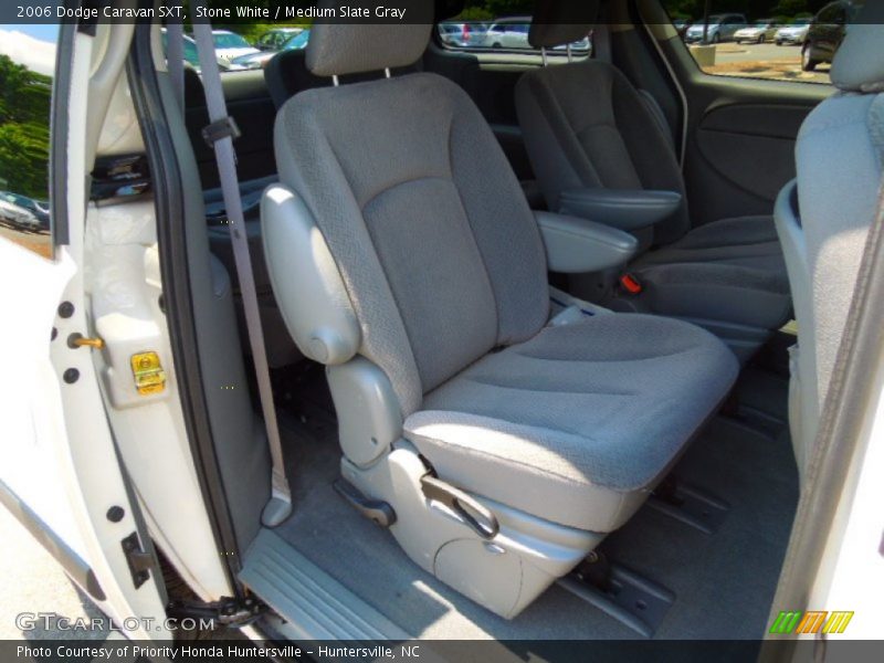 Stone White / Medium Slate Gray 2006 Dodge Caravan SXT