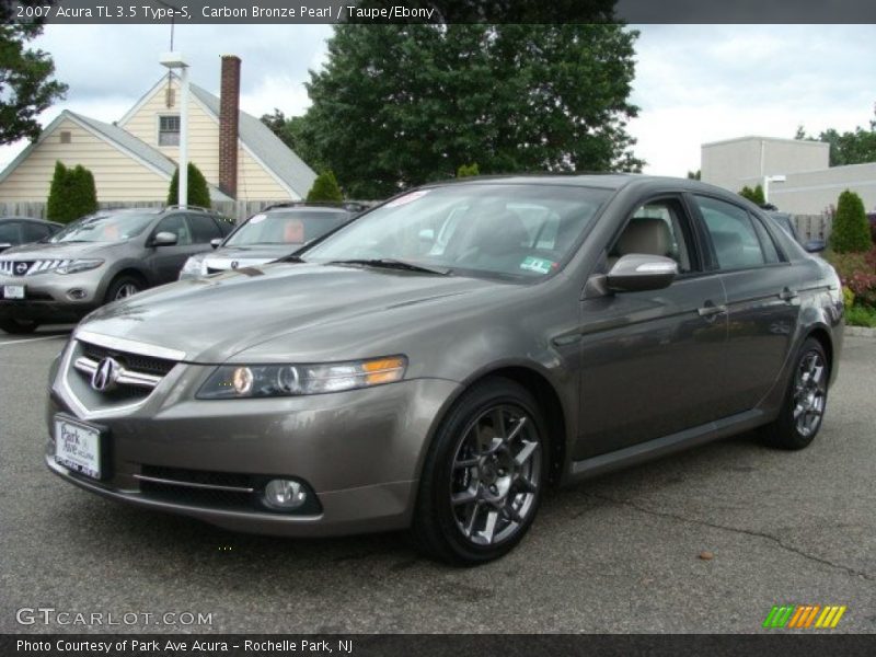 Carbon Bronze Pearl / Taupe/Ebony 2007 Acura TL 3.5 Type-S