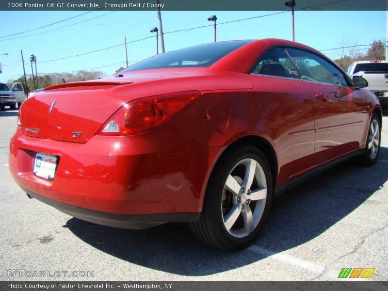 Crimson Red / Ebony 2006 Pontiac G6 GT Convertible