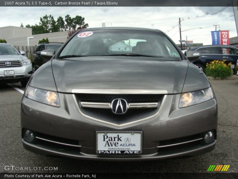 Carbon Bronze Pearl / Taupe/Ebony 2007 Acura TL 3.5 Type-S