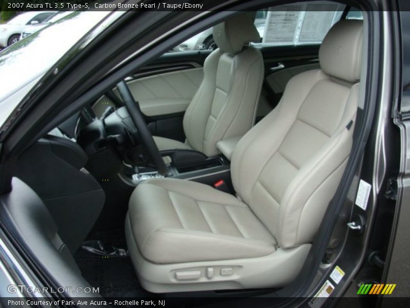 Front Seat of 2007 TL 3.5 Type-S