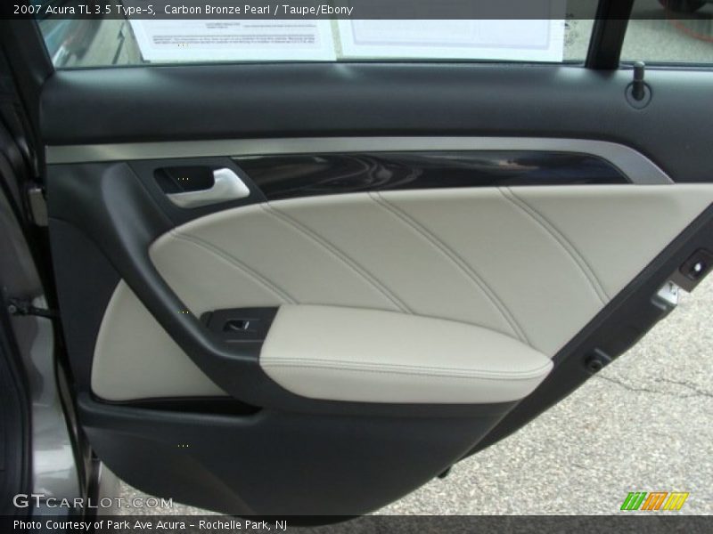 Carbon Bronze Pearl / Taupe/Ebony 2007 Acura TL 3.5 Type-S